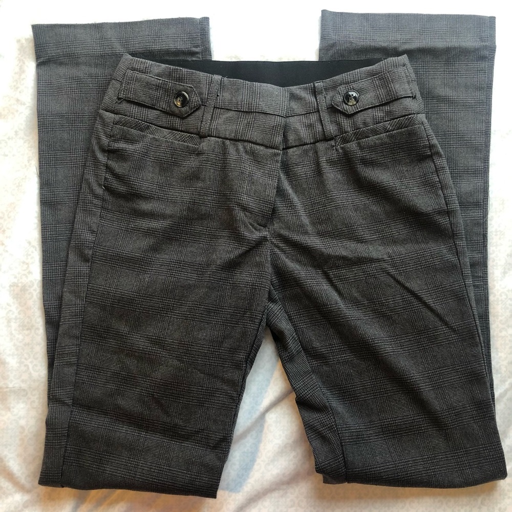 Candie Plaid Bootcut Pants size 3